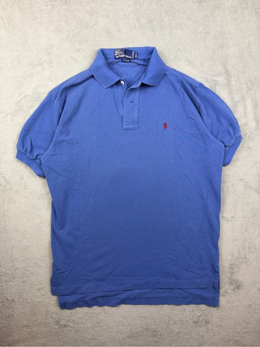 Ralph Lauren Men's Royal Blue Polo with Red Pony